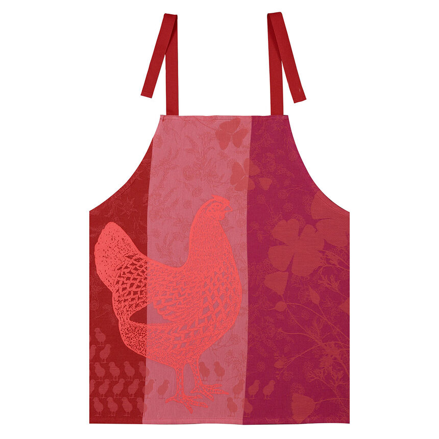 Tablier enfant Farm Family Pink Taille unique 100% coton, , hi-res image number 0