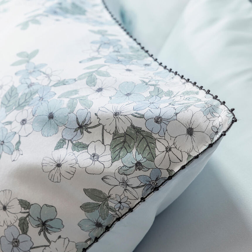 Taie d'oreiller Manuka Ciel 50X75 100% coton, , hi-res image number 3