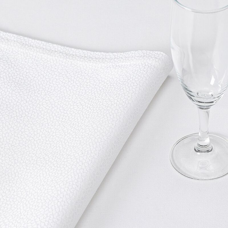Serviette de table Offre White Galuchat 56x56 100% coton, , hi-res