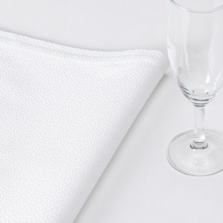 Serviette de table Offre White Galuchat 56x56 100% coton, , hi-res image number 0