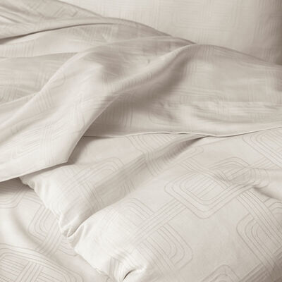 Drap plat H&ocirc;tel particulier Coton,Lin
