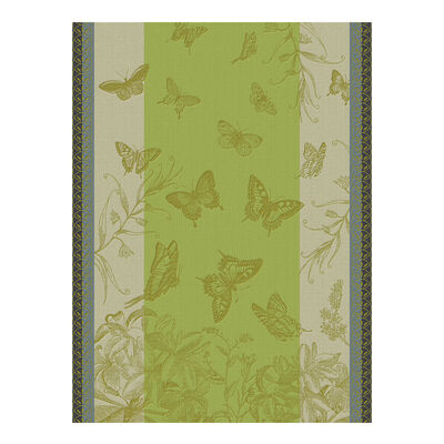 Torchon Jardin des papillons Coton