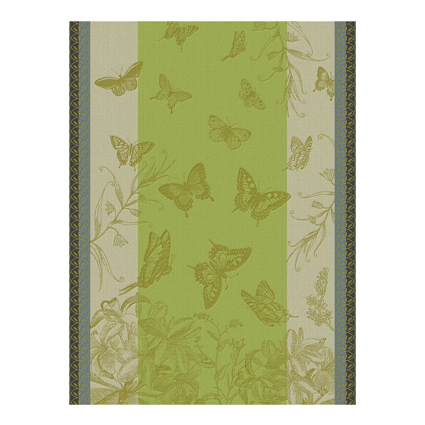 Torchon Jardin des papillons Succulente 60x80 100% coton, , hi-res image number 0