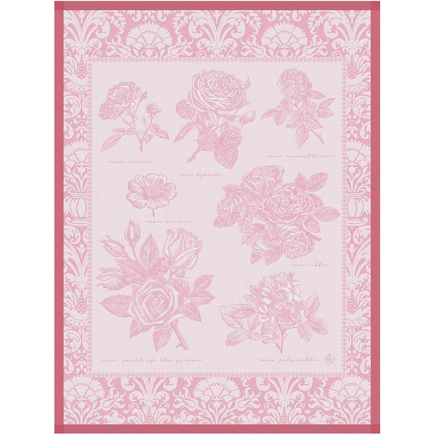 Torchon Mumbai Fuchsia 60x80 100% coton, , hi-res image number 0