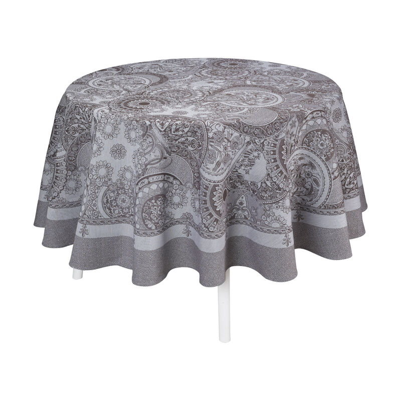 Nappe Porcelaine Kaolin Ø210 100% coton, , hi-res image number 4