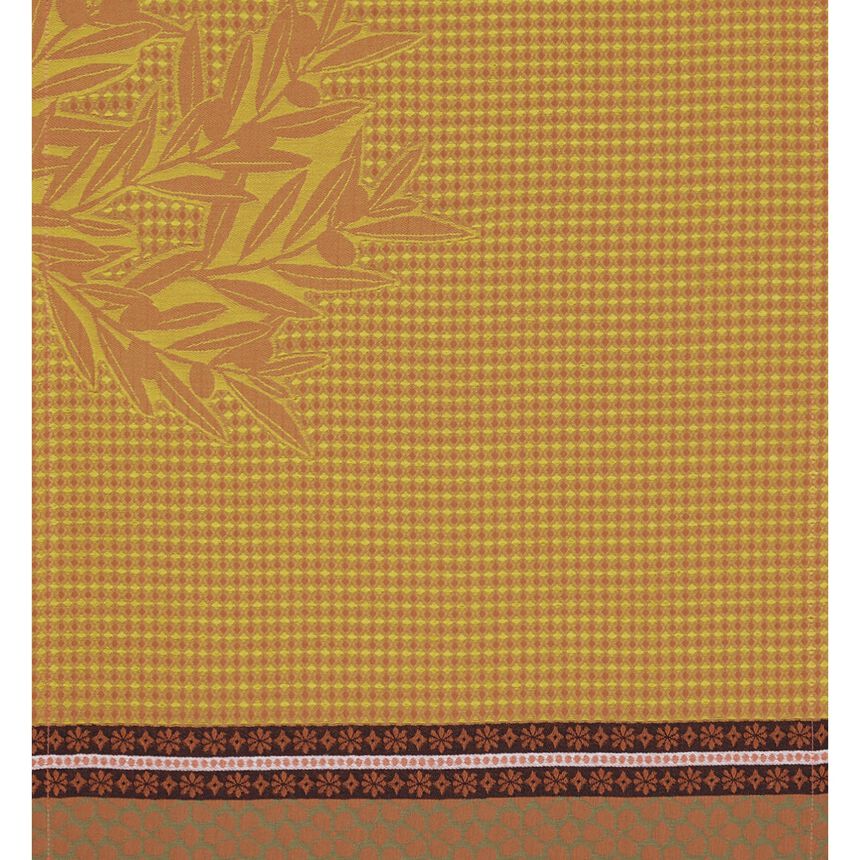 Essuie-mains Alpilles Ocre 54x38 100% coton, , hi-res image number 1