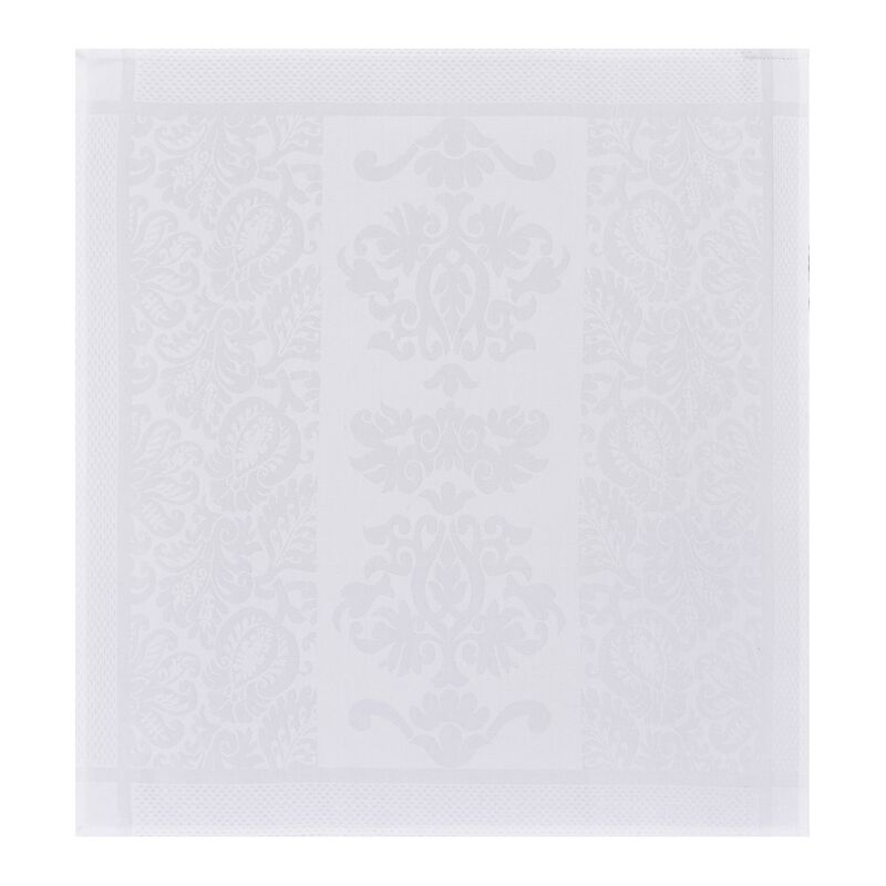 Serviette de table Siena Blanc Blanc 58x58 100% coton, , hi-res