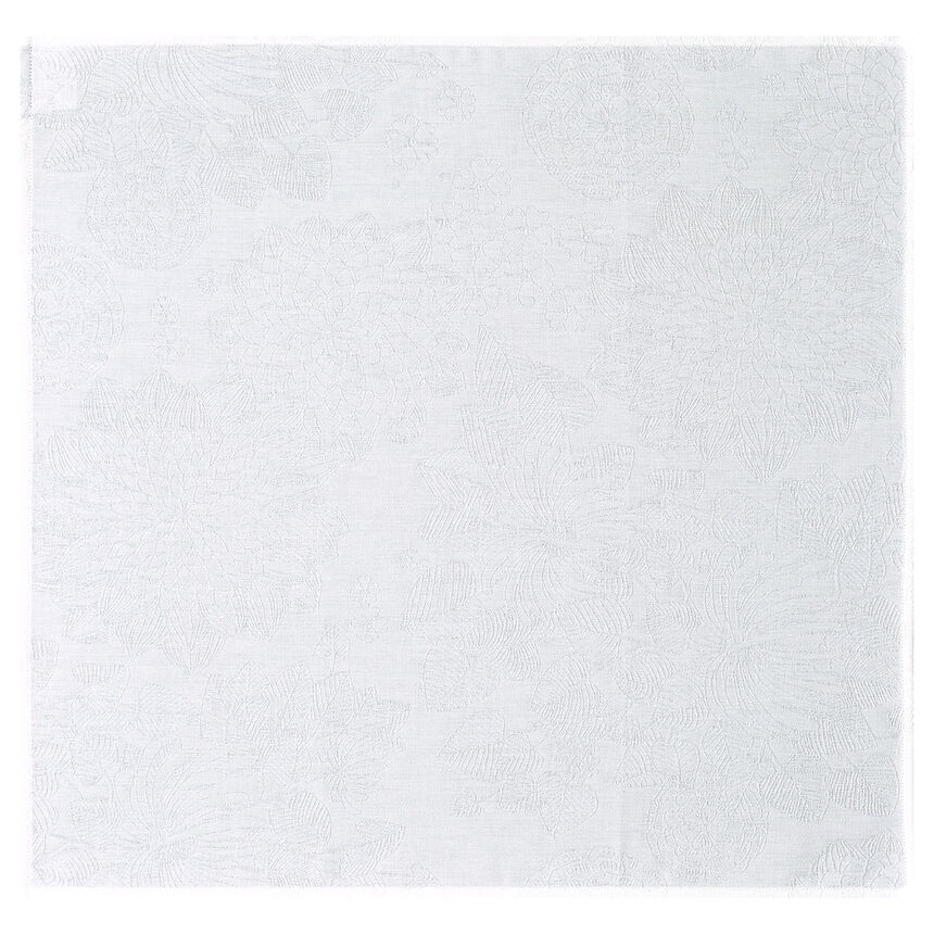 Serviette de table Marie-Galante Blanc 58x58 100% coton, , hi-res image number 1