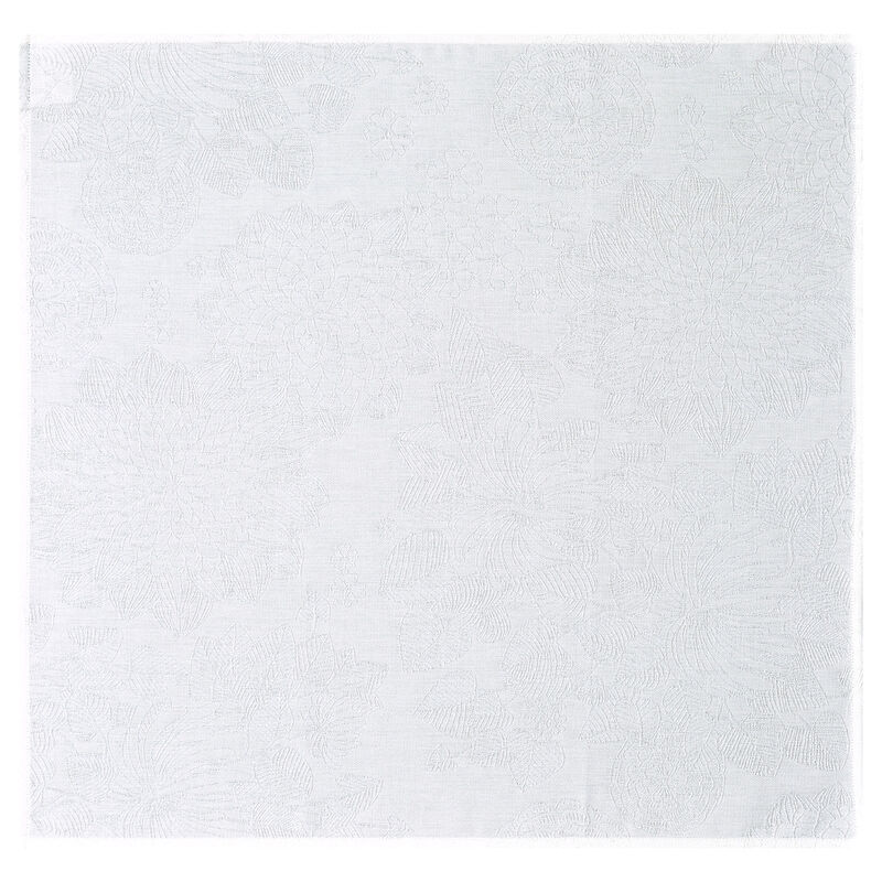 Serviette de table Marie-Galante Blanc 58x58 100% coton, , hi-res image number 1