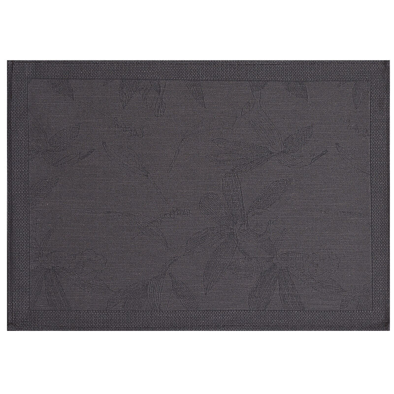 Set de table enduit Slow Life Maxi Carbone 50x36 89% coton / 11% lin, , hi-res image number 1