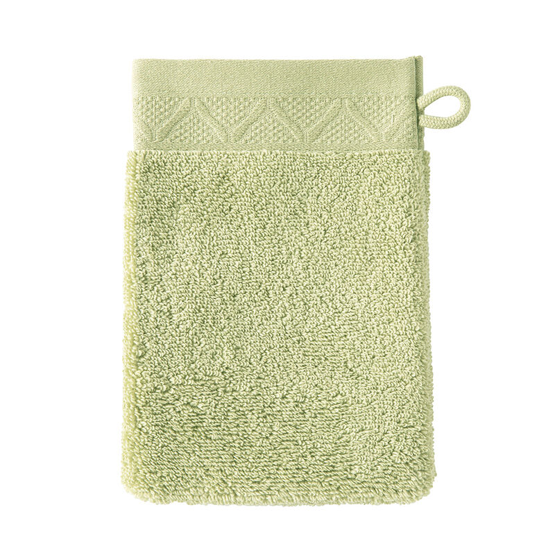 Gant de toilette Caresse Amande 15x22 100% coton, , hi-res
