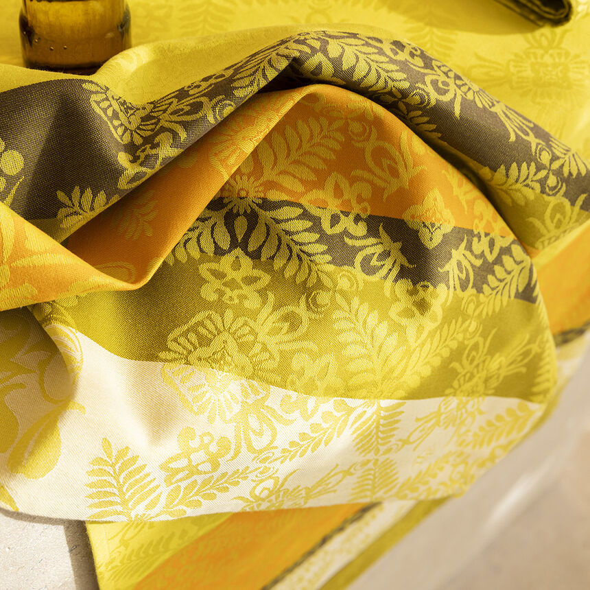 Torchon Mumbai Safran 60x80 100% coton, , hi-res image number 0