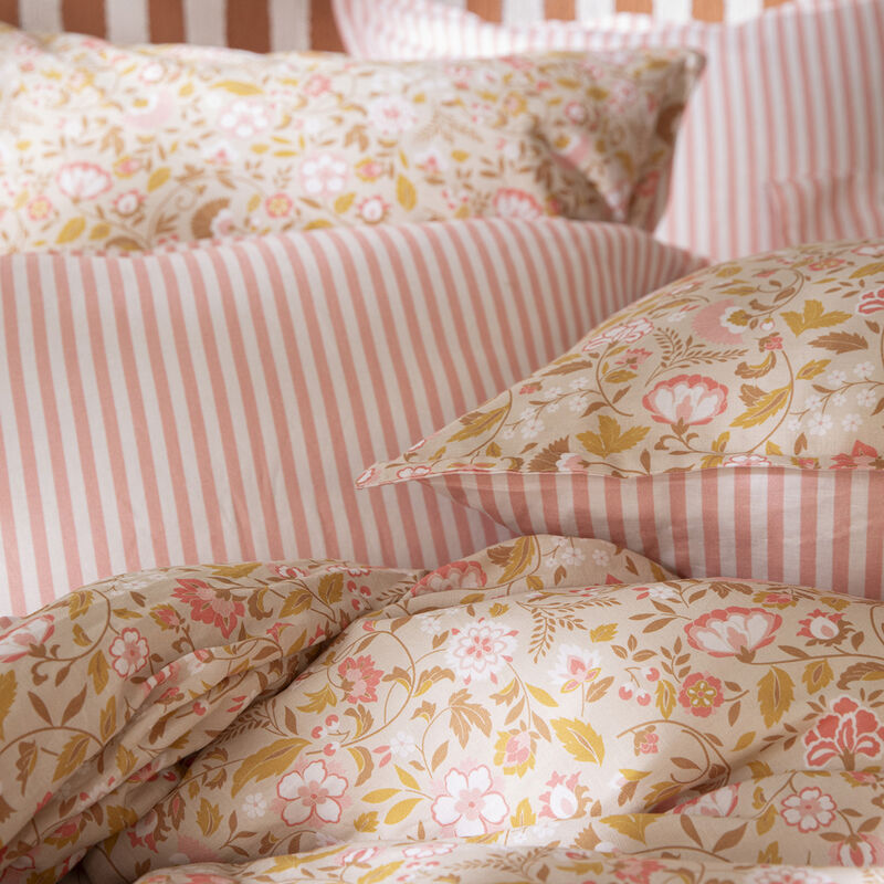 Taie d'oreiller Bohème Beige 50X75 50% coton - 50% lin, , hi-res image number 2