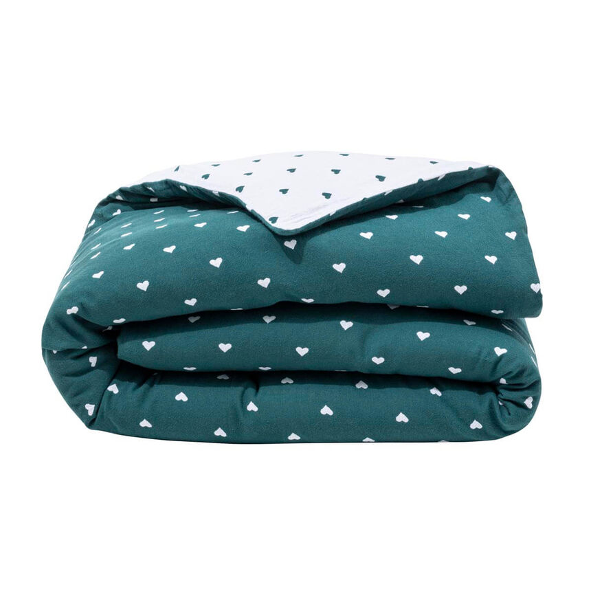 Housse de courtepointe Vagabonde For&ecirc;t 90X180 100% coton, , hi-res image number 1