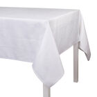 Nappe Bosphore Blanc Blanc 175x175 50% coton - 50% lin, , hi-res image number 1