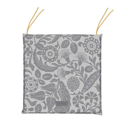 Coussin de chaise Voyage Iconique Zinc 40x40 100% coton