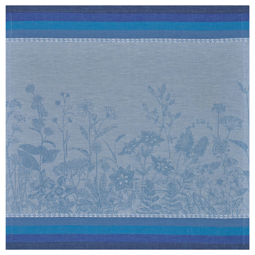 Serviette de table Instant Bucolique Bleuet 58x58 100% lin, , hi-res image number 1