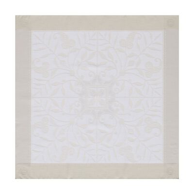 Serviette de table Venezia Ivoire Ivoire 58x58 100% coton,  Serviette de table Venezia Ivoire Ivoire 58x58 100% coton