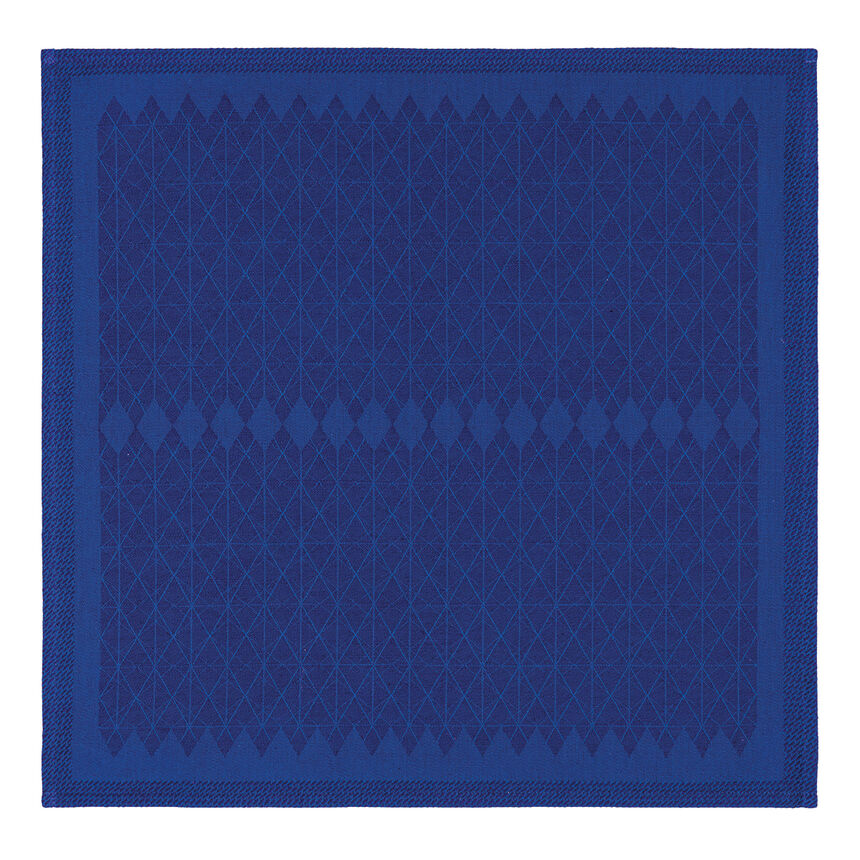 Serviette de table Club Deep Blue 50x50 89% coton / 11% lin, , hi-res image number 0