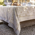 Nappe &Eacute;t&eacute; Indien Noix 120x120 100% lin, longues fibres, , hi-res image number 4