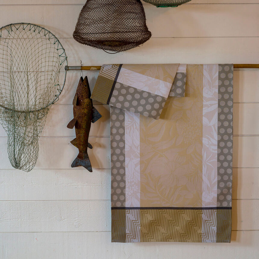 Chemin de table enduit  Coton, , hi-res image number 0