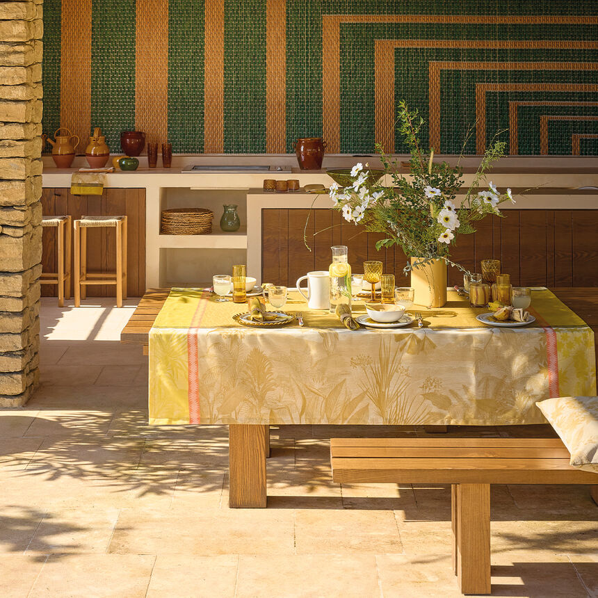 Nappe Sinhar&acirc;ja Fauve 175x175 100% coton, , hi-res image number 0