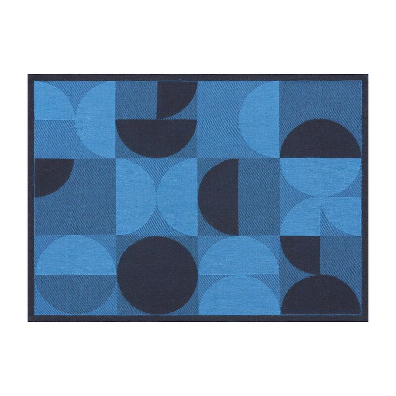 Set de table Electro Blue 48x36 100% coton, , hi-res image number 0