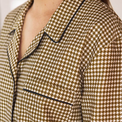 Pyjama Savile row Pied de poule Coton
