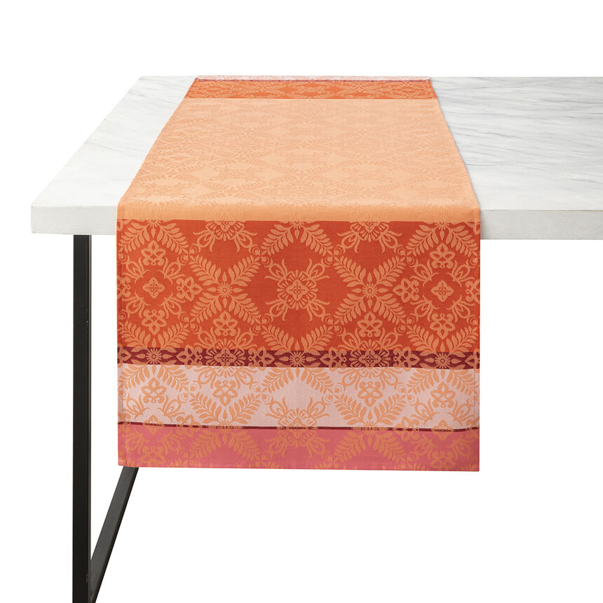 Chemin de table Mumbai Marigold 50x150 100% coton, , hi-res image number 0