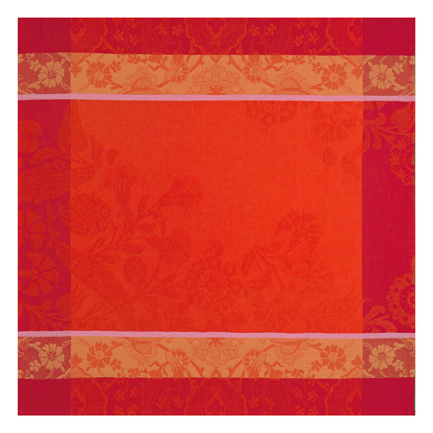 Serviette de table Voyage Iconique Coquelicot 58x58 100% coton, , hi-res image number 0