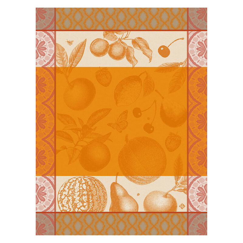 Torchon Arrière-Pays Melon 60x80 100% coton, , hi-res image number 0