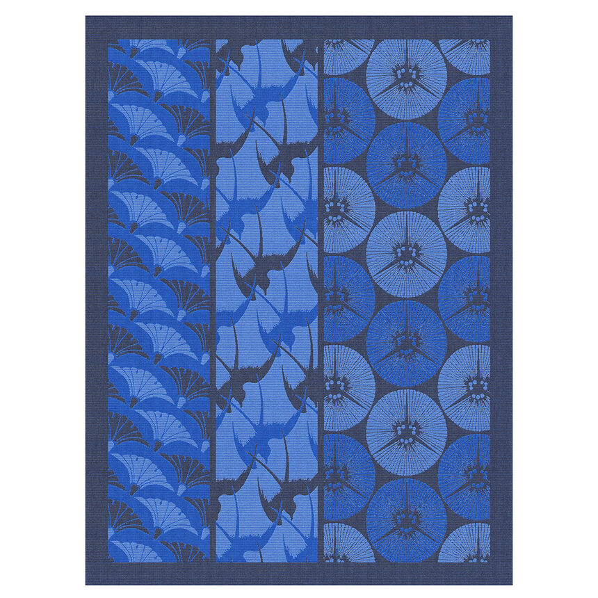 Torchon Yukata Indigo  100% coton, , hi-res image number 2