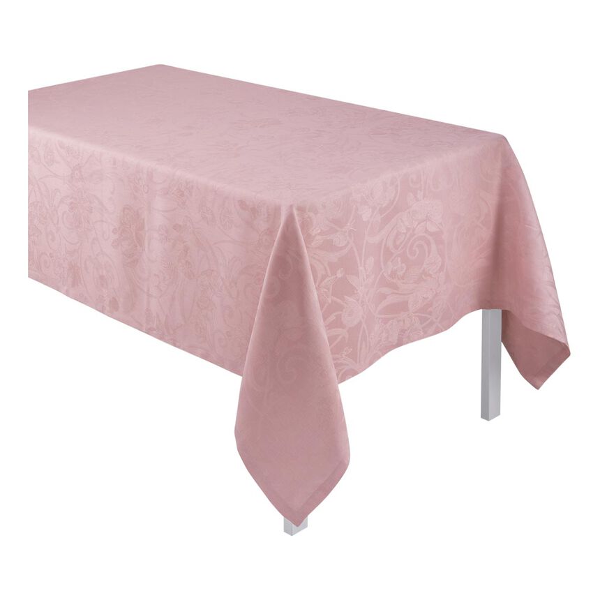 Nappe Tivoli Rose poudre 175x175 100% lin, , hi-res image number 1