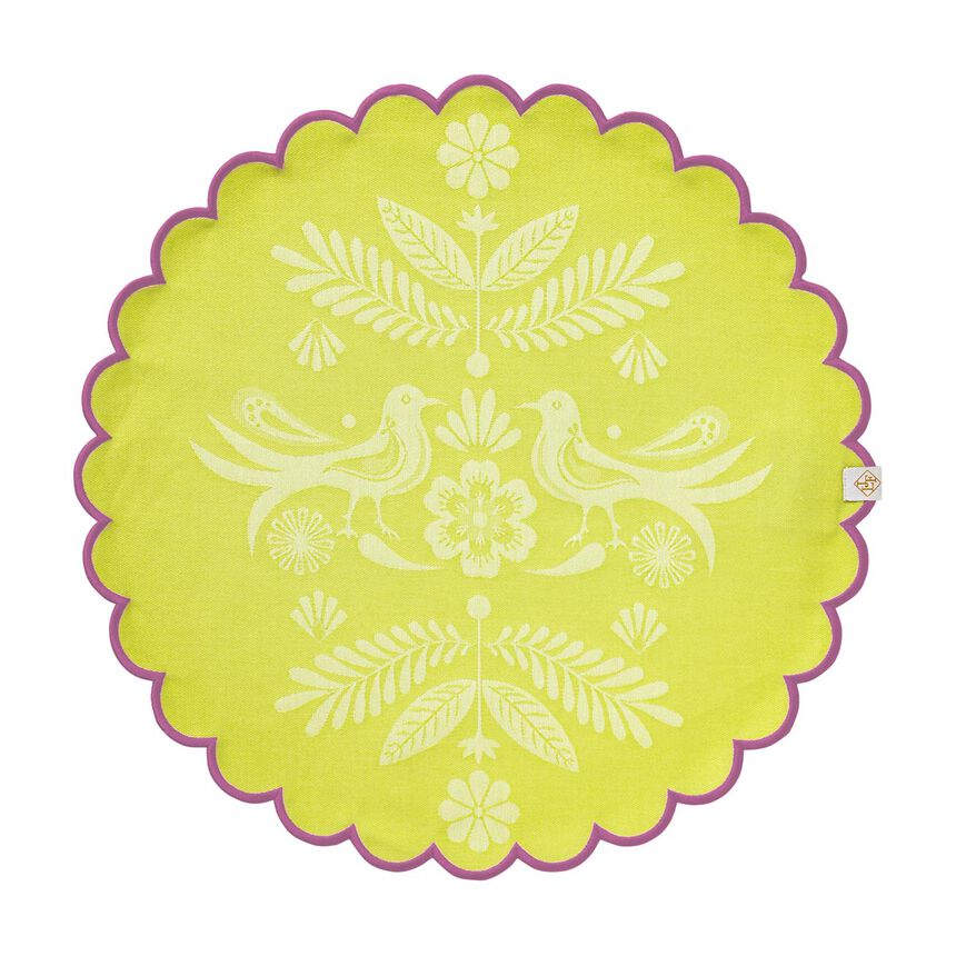 Set de table enduit Alegria Lagoon &Oslash;38 100% coton, longues fibres, , hi-res image number 0