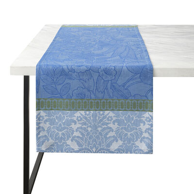 Chemin de table Escapade Tropicale Perroquet 38x270 100% lin