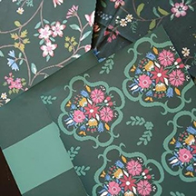 Dessins et motifs floraux du bureau de style