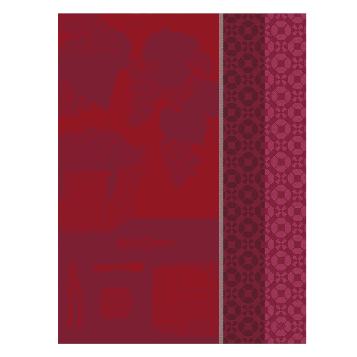 Torchon Vin en Grappe Coton, , swatch