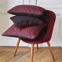 Housse de coussin Estampe Coton, Viscose, , swatch