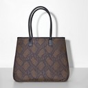 Cabas porté épaule Python Coton, , swatch