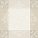 Chemin de table Venezia Ivoire Coton, , swatch
